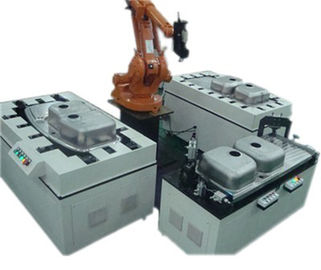 중국 스테인리스 부엌 개수대를 위한 ABB 로봇 팔을 가진 자동적인 레이저 용접 기계 협력 업체