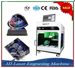 중국 레이저 조판공 장비 3D 수정같은 레이저 안 조각 기계 협력 업체